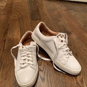 Frye Ivy Low Lace White Tumbled Bovine